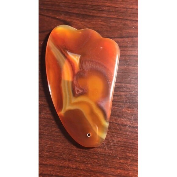 Beautiful Carnelian Guasha - Face Massager - Picture 3 of 5